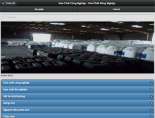 Tablet Screenshot of hoachatjsc.com